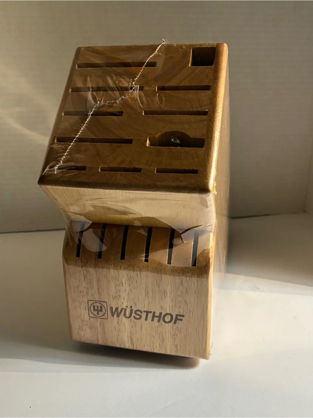 Wüsthof Wooden Knife Block - Natural Wood New